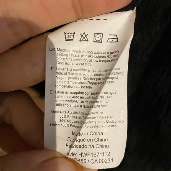 H by Halston Faux Fur Jacket - Picture 3 of 3